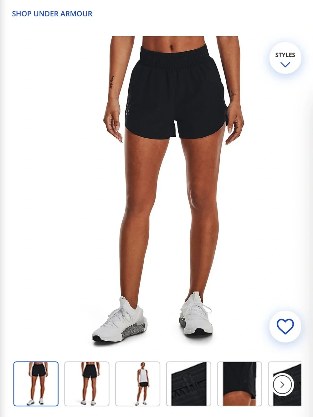 Under Armour Light Blue Women’s Athletic Running Shorts